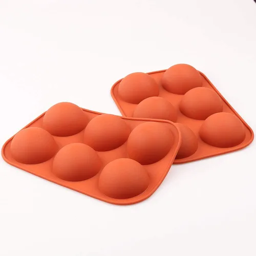 Miniatura 3 de homEdge Molde de silicona semiesfera, 4 paquetes de moldes para hornear para hacer bombas de chocolate caliente, pasteles, gelatina, mousse