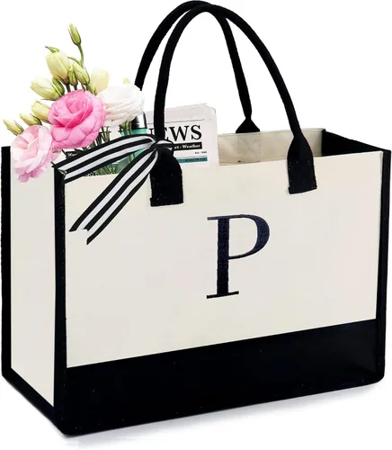 Miniatura 37 de BeeGreen Bolsa personalizada para mujeres, mamá, profesora, amigas, hermana, bolsas de regalo con bolsa de Comestic