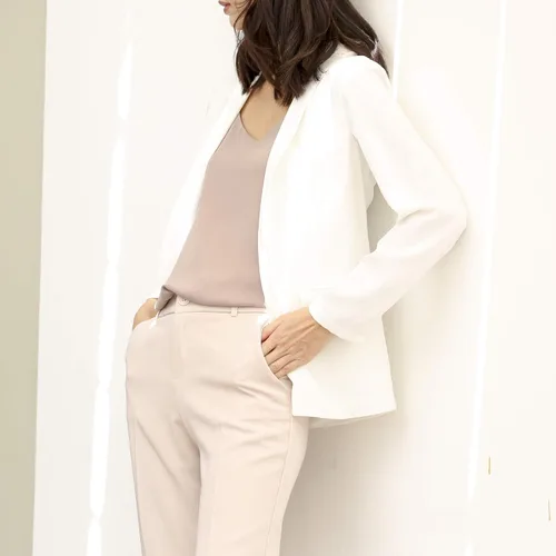 Miniatura 3 de Van Royal Camisola para mujer, con cuello en V, elegante, de gasa, para mujer