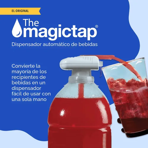 Miniatura 2 de The Magic Tap Dispensador automático de bebidas, dispensador de bebidas manos libres para refrigerador, perfecto para leche, jugo, regalos para Negro