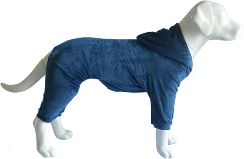 Miniatura 8 de Pijamas para perros, overoles para mascotas, pijamas para todas las estaciones, sudaderas de terciopelo para perros de 4 patas y cuatro pies