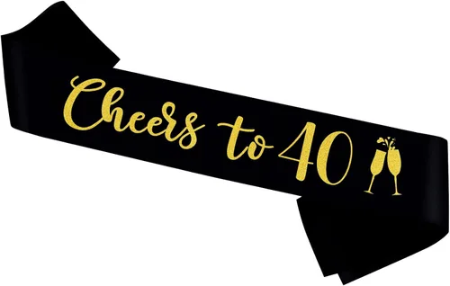 Miniatura 11 de Banda con texto en inglés "Cheers to 20", banda de oro negro con texto en inglés "It's My 20th Birthday" para mujeres y hombres, regalos de feliz 20