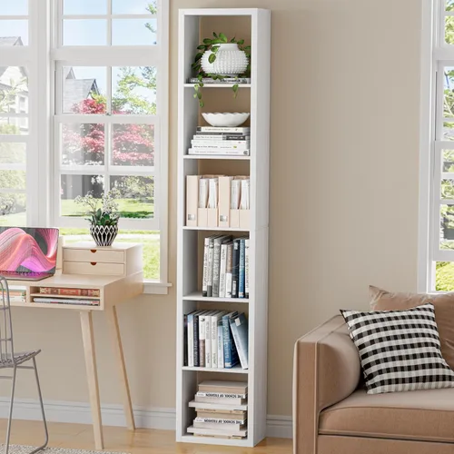 Miniatura 12 de VDNEND Organizador de Almacenamiento en Cubos Estantería, Estante Cúbico Decorativo de 11 pulgadas con Respaldo Abierto y Borde Engrosado, Marrón