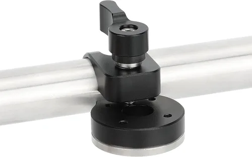 Miniatura 3 de CAMVATE Abrazadera de varilla de 0.748 in con roseta estilo ARRI (negro)