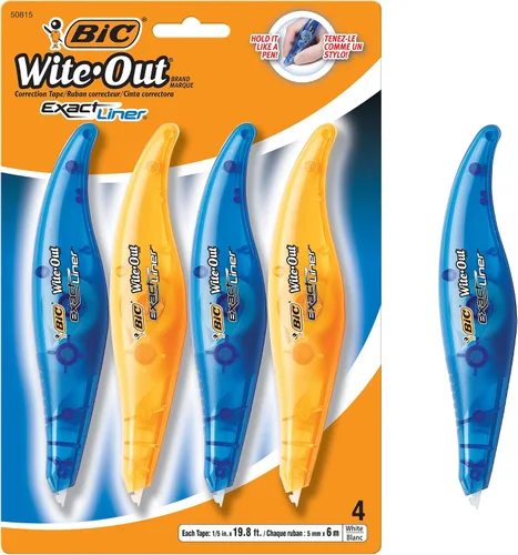 Miniatura 2 de BIC Wite-Out - Cinta correctora exacta (4 unidades) y cinta correctora pequeña (2 unidades)
