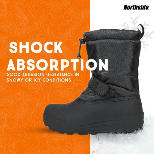 Miniatura 5 de Northside - Botas de nieve con aislamiento para niños pequeños y niños grandes