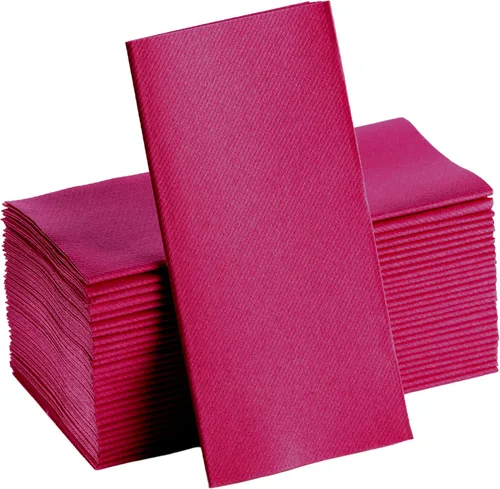 Miniatura 23 de Servilletas de papel azul bebé, tela desechable de lino como servilletas de cena, toallas de mano, suaves, absorbentes, servilletas de mano de papel