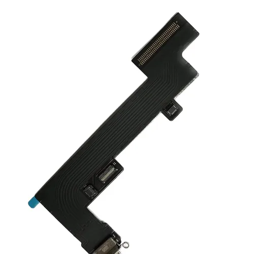 Miniatura 5 de Reemplazo del conector de base compatible con iPad Air 4 4ª/5 5ª generación de 10.9 pulgadas, puerto de carga de repuesto, cable flexible (negro)