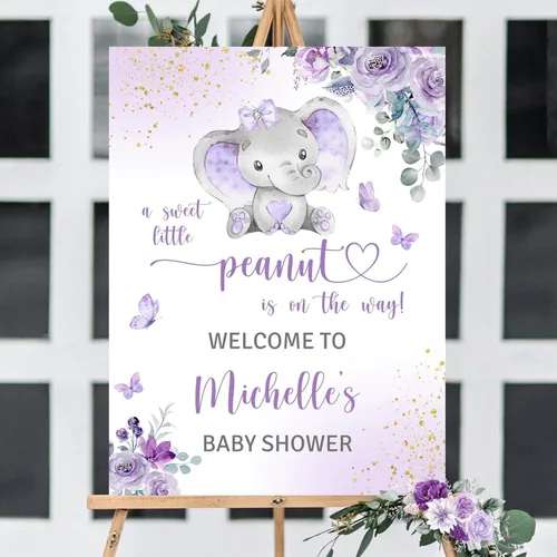 Miniatura 9 de Letrero personalizado de bienvenida para baby shower de baloncesto, letreros deportivos florales para baby shower #7h50