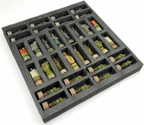 Miniatura 3 de World War 2 WW2 Conjunto de piezas de ajedrez hombres pintadas a mano - NO tablero
