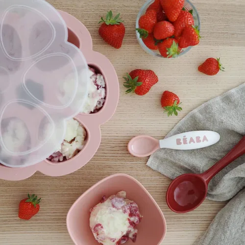 Miniatura 7 de Beaba - Cuenco de silicona con succión para bebé, suave y antideslizante, duradero, irrompible, esencial para bebés, alimentación para niños Rosa