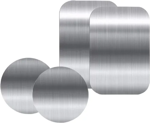 Miniatura 9 de Placas de metal delgadas adhesivas (compatibles con soportes magnéticos), 4 placas de metal para funda de teléfono (2 rectangulares y 2 redondas)