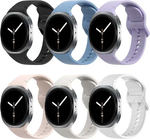 Miniatura 13 de TiMOVO - Paquete de 6 correas deportivas compatibles para Samsung Galaxy Watch 8 40 mm 44 mm/Galaxy Watch 8 Classic 46 mm (2025), correa de repuesto