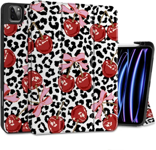 Miniatura 10 de MEEgoodo para iPad Pro M2 12.9 Funda 6ª/5ª/4ª/3ª Generación 2022 2021 2020 2018 con Soporte para Lápiz, Funda para Tablet con Parte Trasera de TPU