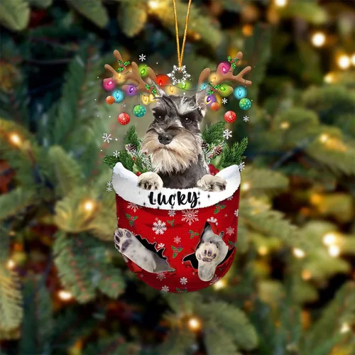 Miniatura 77 de Adorno de Navidad personalizado para perro Airedale Terrier en bolsillo de nieve, adorno para árbol de Navidad, idea de regalo para amantes