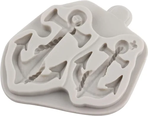 Miniatura 9 de Sijiangmold Moldes de silicona pirata, cuerda de anclaje, molde de fondant, brújula, molde de chocolate, monedas del tesoro, molde de caramelo