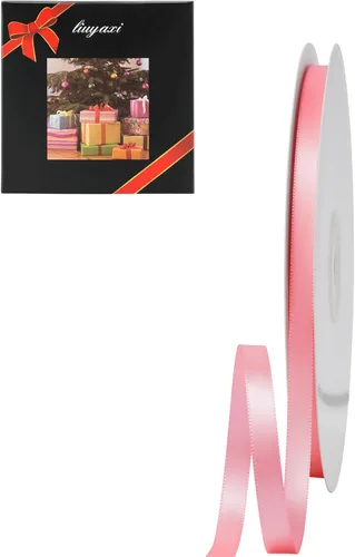 Miniatura 51 de LIUYAXI Cinta de Satén Dorada de Doble Cara 1/4" X 50 Yardas, Cintas Perfectas para Manualidades, Envoltura de Regalos, Fabricación de Lazos y Más