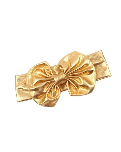 Miniatura 9 de BBTDIN Diadema turbante bronceadora para bebé BBG38 (2 unidades, dorado y plateado)