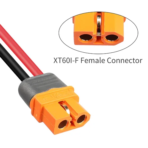 Miniatura 4 de YACSEJAO Cable de carga solar a XT60i 12AWG 1.5M enchufe solar a conector solar XT60 a XT60i-F Cable de panel solar para estación de energía