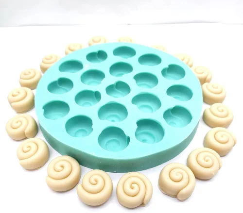 Miniatura 4 de Molde para rollos de canela - Elija la opción molde de silicona para rollos de canela Moldes para velas Molde para derretidos de cera