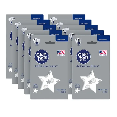 Miniatura 7 de Glue Dots® Adhesive Hearts ™, 1/2", paquete de 1, 36 corazones, San Valentín, tarjetas del día de la madre, álbumes de recortes, adornos