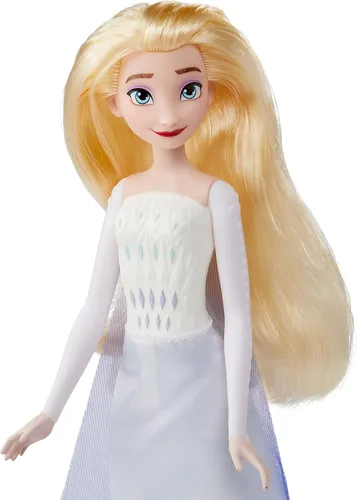 Miniatura 5 de Disney Frozen 2 Queen Elsa Shimmer - Muñeca de moda, ropa y accesorios extraíbles, cabello rubio largo, juguete para niños de 3 años en adelante