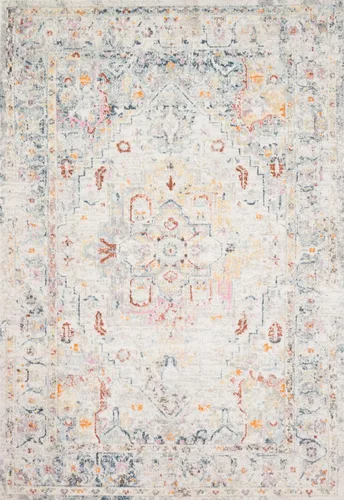 Miniatura 6 de Loloi Clara Collection CLA-02 - Alfombra de área azul/azul claro de 5'-3" x 7'-7