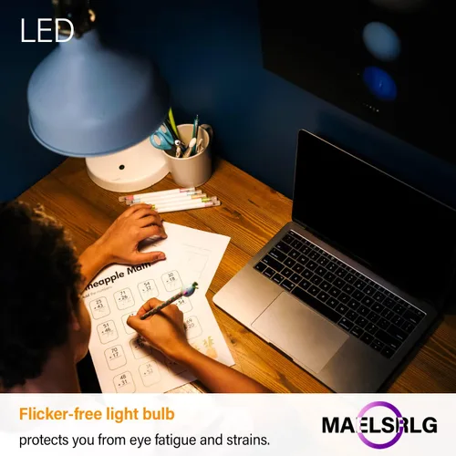 Miniatura 5 de Maelsrlg Bombilla LED R14 de 4 W (equivalente a 40 W), mini bombillas reflectoras de luz de inundación 2700 K, blanco suave, bombilla de gabinete