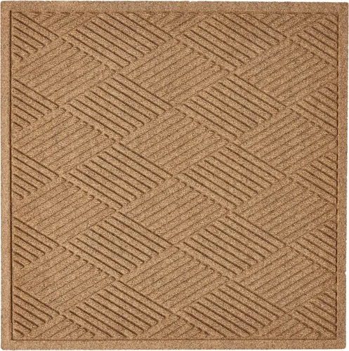 Miniatura 12 de Hudson Exchange (35 x 35 pulgadas, carbón) Waterhog Diamond Fashion Tapete cuadrado para piso Carbón vegetal