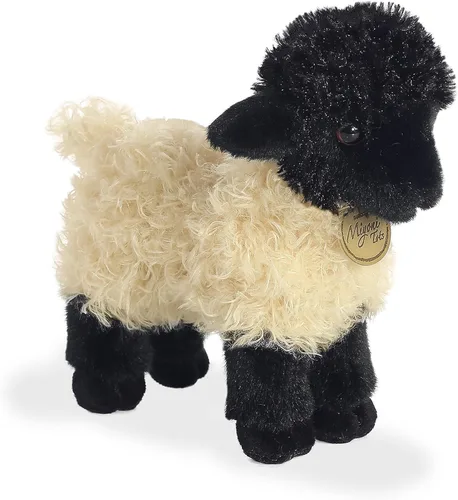 Miniatura 5 de Muñeco de peluche de cordero bebé Aurora World Miyoni, 7 pulgadas Crema