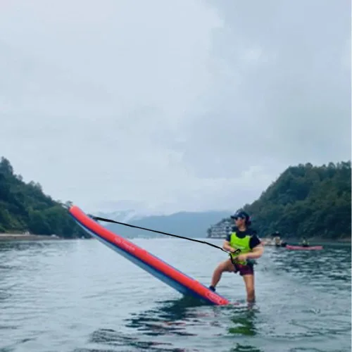 Miniatura 6 de Correa de asistencia para kayak ajustable de 34 a 54 pulgadas, asas de arrastre de canoa, cuerda de tracción para bote, accesorios de arrastre