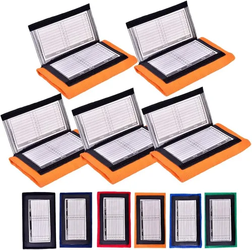 Miniatura 5 de Paquete de 5 pulseras para entrenador de muñeca (jóvenes o adultos) con ventanas triples, ideal para aparejos, toque, bandera de fútbol