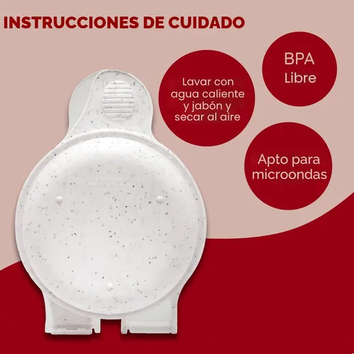 Miniatura 5 de Good Living Molde para magdalenas de huevos para microondas, sándwiches de desayuno rápido de 1 minuto, antiadherente, sin BPA y apto