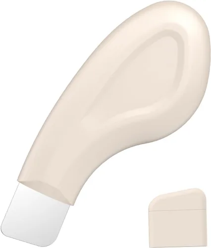 Sookga Herramienta removedor de puntos negros, raspador facial de silicona para limpieza profunda, espátula facial exfoliante, removedor de puntos