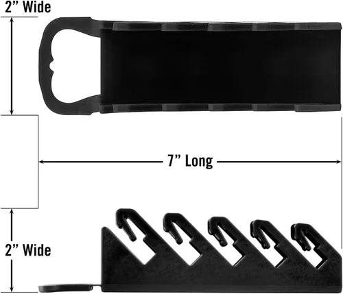 Miniatura 2 de Ernst Manufacturing - 5071 - Organizador de llaves rechonchas, 5 herramientas, color negro