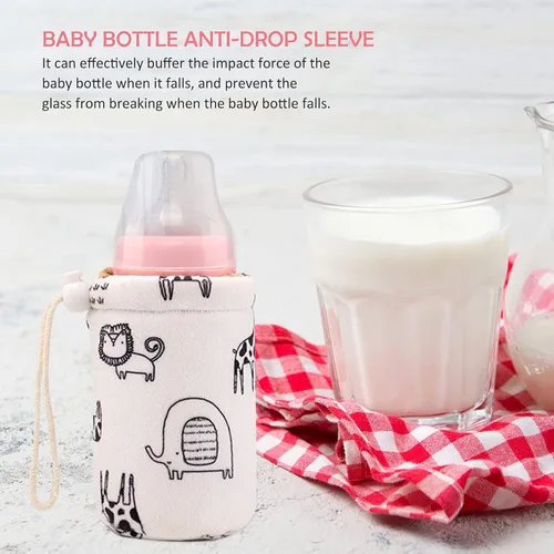 Miniatura 4 de Healifty Fundas para biberones de bebé, cubierta de biberón, funda aislante para mantener caliente titular de 8.1 fl oz