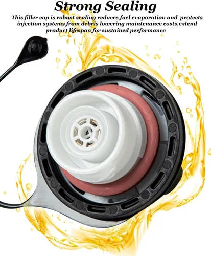 Miniatura 5 de Tapa de llenado de depósito de combustible para Mazda 3 6 2009-2013, apto para CX-7 2010-2012, apto para CX-9 2007-2015, reemplaza GS3L-42-250B