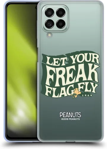 Miniatura 206 de Head Case Designs Funda de gel Woodstock 50th con licencia oficial de Peanuts Snoopy Guitar 1969 [protección de grado militar] compatible