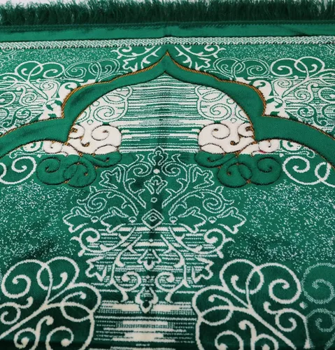 Miniatura 7 de Modefa Alfombra de oración islámica turca, alfombra de oración Janamaz de terciopelo suave, tapete de oración musulmana para hombres y mujeres