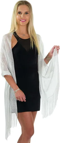 Miniatura 6 de ShineGlitz - Chales y mantones elegantes para mujer, para usar con ropa y vestidos de noche