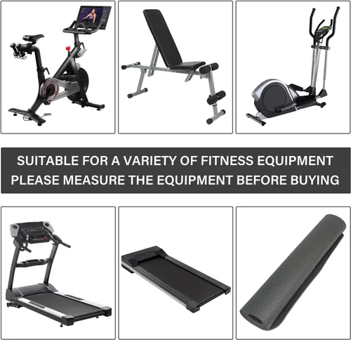 Miniatura 3 de Bike Mat,Treadmill Mat,Compatible for Elliptical,Exercise Bikes, Stationary Cycles,Spin Bike,Under Exercise Bike Trainer Pad for Indoor Stationary