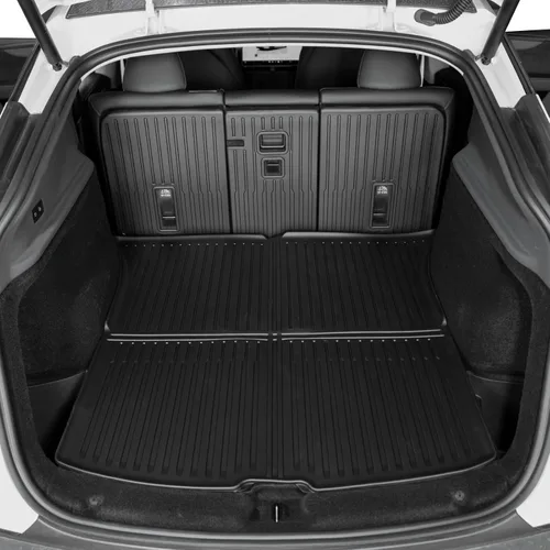 Miniatura 7 de SUPER LINER Alfombrillas para Tesla Model Y 2021-2025 - Forro de carga para maletero para todo tipo de clima (Juego completo para Modelo S 2021-2025)