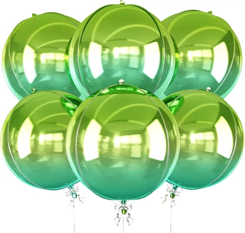 Miniatura 14 de 12 globos redondos de aluminio azul marino, globos de helio 4D de 22 pulgadas, 15 pulgadas, 10 pulgadas, globo de aluminio azul metálico