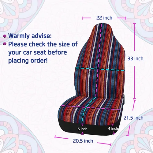 Miniatura 5 de uxcell - Funda universal para asiento delantero de automóvil, SUV, 1 unidad