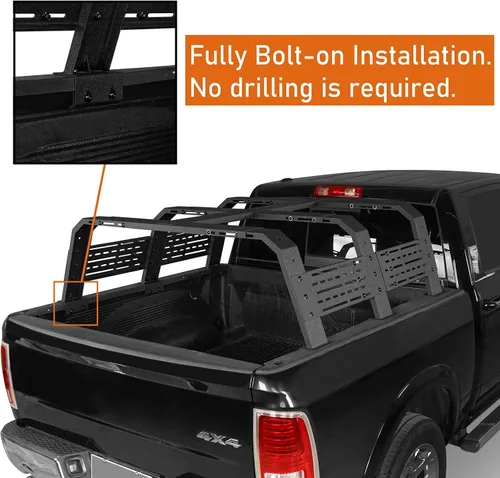 Miniatura 6 de u-Box Soporte de escalera de camión de 18.8 pulgadas de alto para camioneta, compatible con camionetas Ford F-150 y Raptor y Dodge Ram 1500