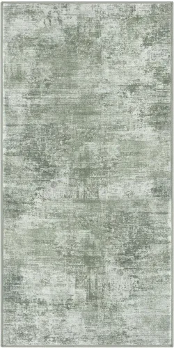 Miniatura 851 de IOHOUZE Alfombra abstracta lavable de 3 x 12 pies para pasillos, antideslizante para cocina, camino de entrada de lana sintética para interiores