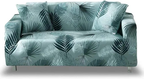 Miniatura 21 de HOOBUY Funda de sofá estampada, Funda elástica para sillón, Jugo de funda de sofá con patrones para sillón acojinado de 3 plazas, YLYZ