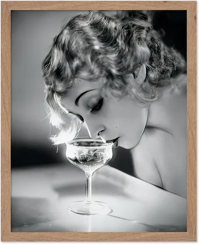 Miniatura 47 de Poster Master Póster Vintage Fotografiado - Impresión Deportiva Retro - Regalo para Artista, Amigo - Niñas Fumando, Cancha de Tenis, Pausa