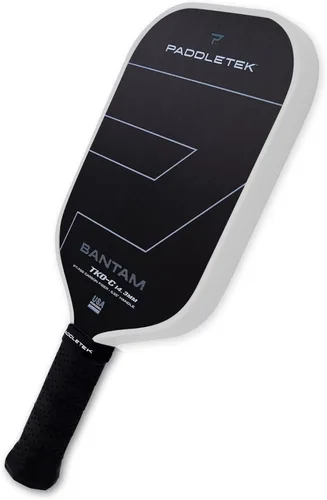 Miniatura 7 de Paddletek Bantam TKO-C - Paletas de pickleball de 0.563 in con núcleo de panal de polímero - Fibra de carbono unidireccional - Peso torsional