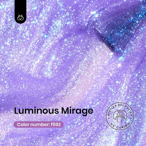 Miniatura 209 de Beetles - Esmalte de uñas de gel marrón – 0.5 onzas líquidas de esmalte de gel marrón oscuro, lámpara LED UV para uñas, regalo de manicura para I
